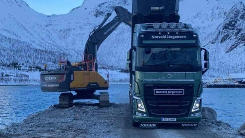 Senjahopen Havn – Masseuttak og fylling