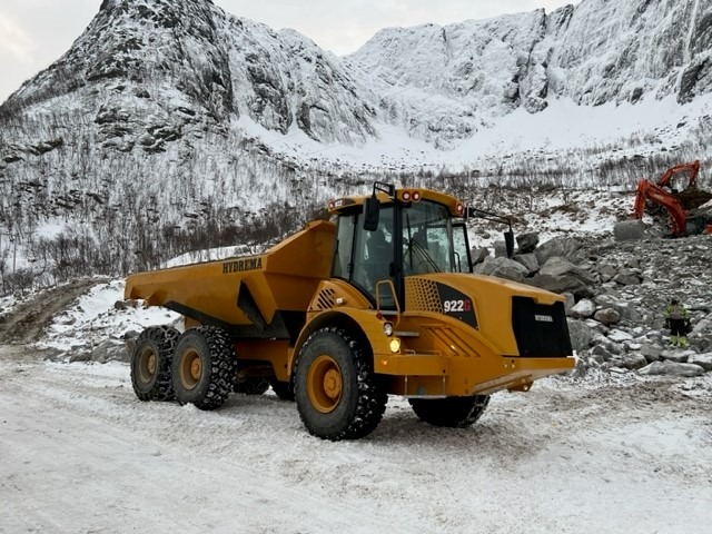 Hydrema Dumper på vinterstid