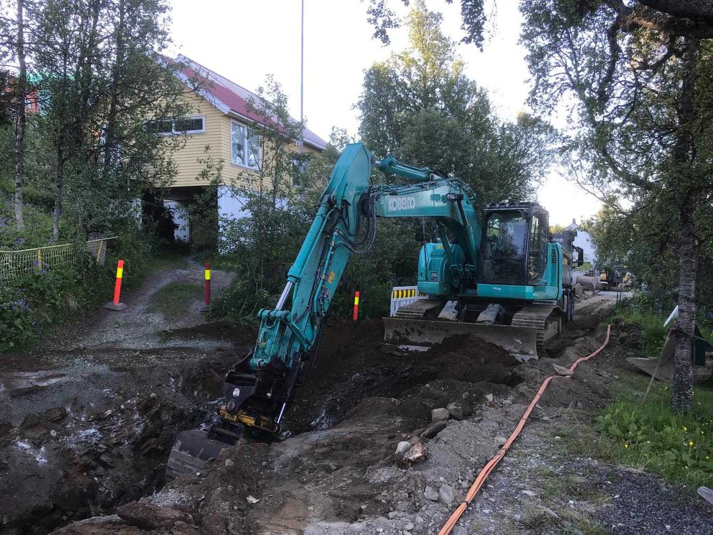 Maskin til utleie - Kobelco