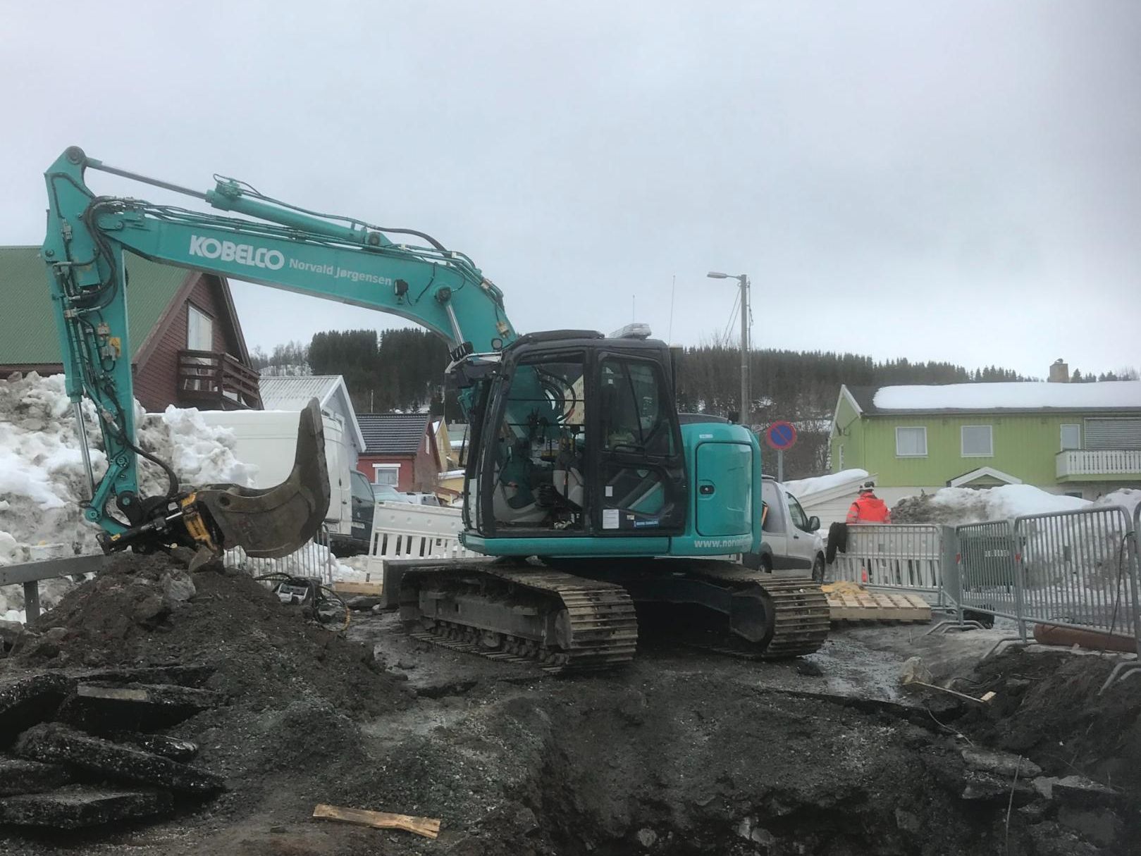 Maskin til utleie Kobelco