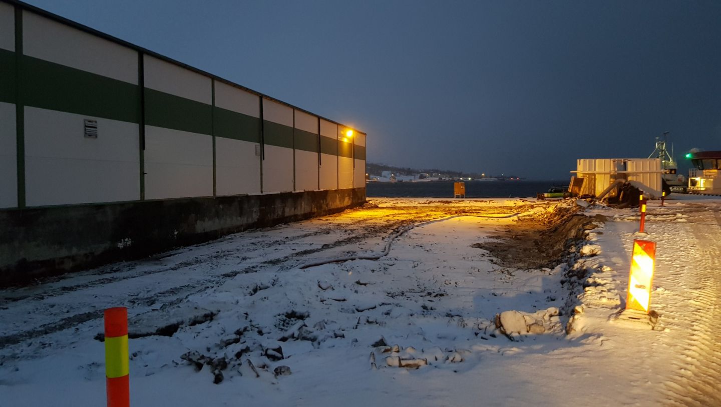 Nytt lagerbygg Nord Senja Fisk AS